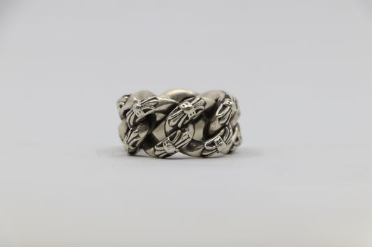 Chrome Hearts Extra Fancy Link Ring Large Size 9| AVNTGRDNY NYC