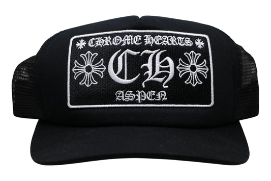 Chrome Hearts Aspen Exclusive Trucker Hat Black OS Cotton/Poly | AVNTGRDNY NYC