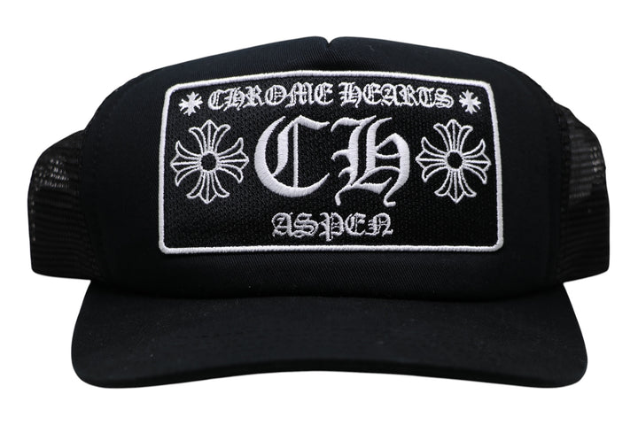 Chrome Hearts Aspen Exclusive Trucker Hat Black OS Cotton/Poly | AVNTGRDNY NYC