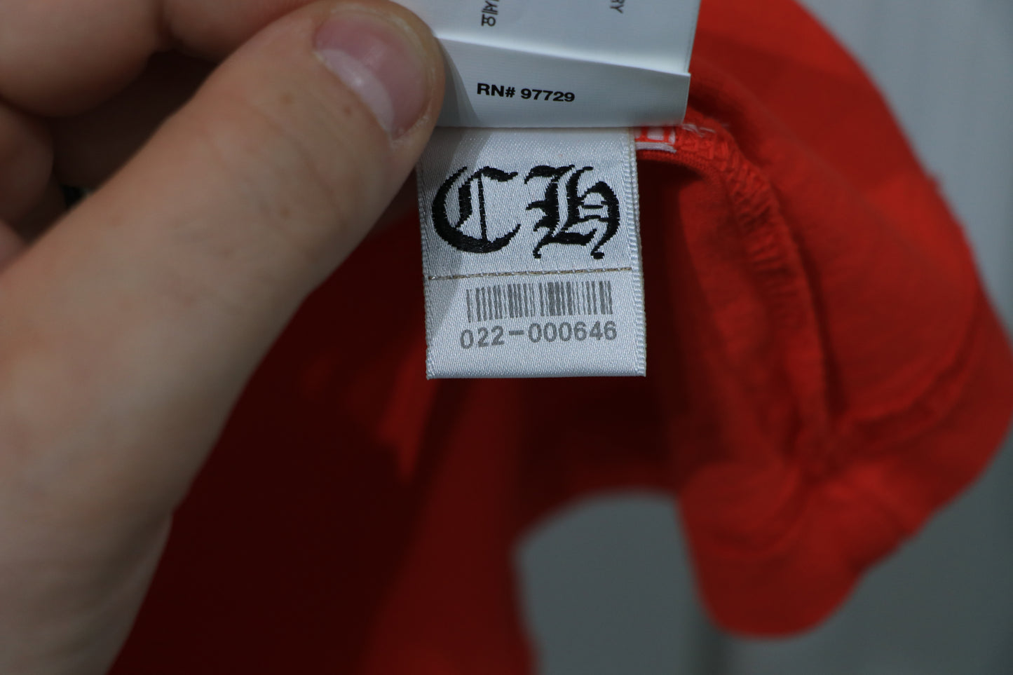 Chrome Hearts Matty Boy Chomper Race Flag T-Shirt Red Size XXL Cotton | AVNTGRDNY NYC