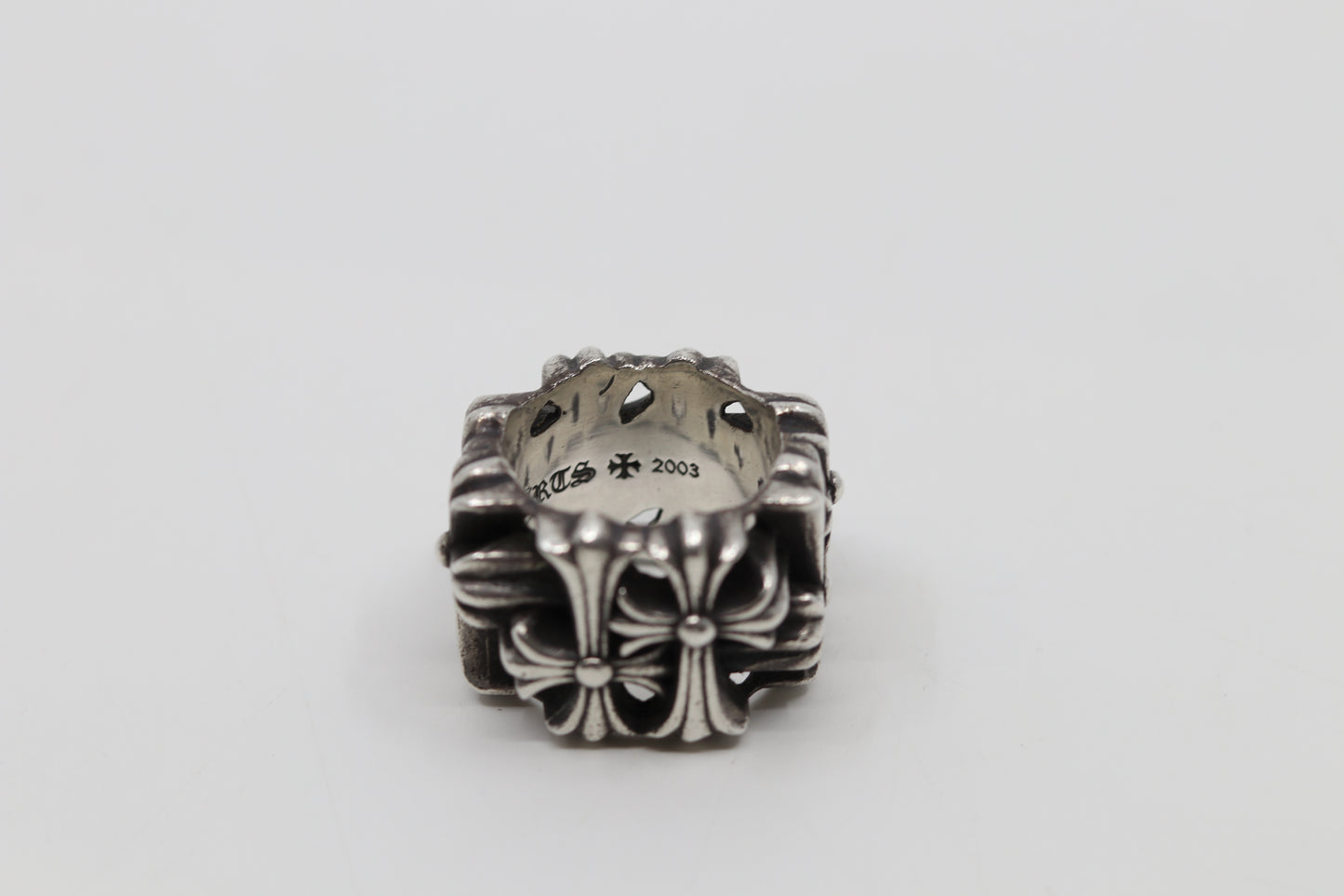 Chrome Hearts Square Cemetary Ring Size 11