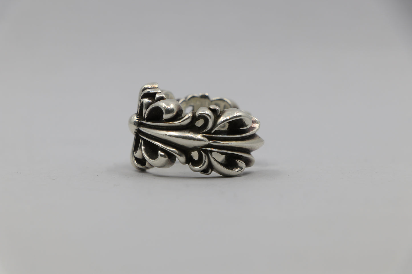 Chrome Hearts Double Floral Ring Size 10.5 Silver | AVNTGRDNY NYC