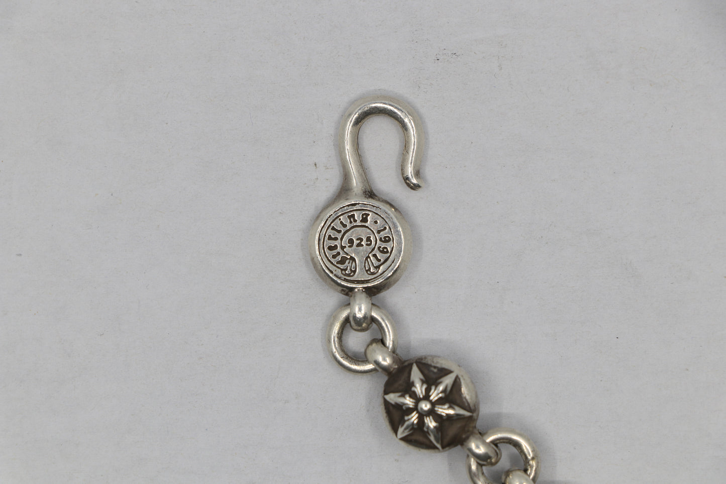 Chrome Hearts No. 2 Star Crossball Bracelet 10 Links | AVNTGRDNY NYC