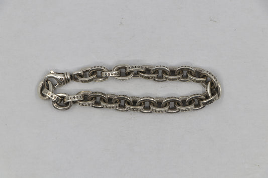Chrome Hearts Large Paper Chain Lobster Clasp Bracelet 7 Inch | AVNTGRDNY NYC