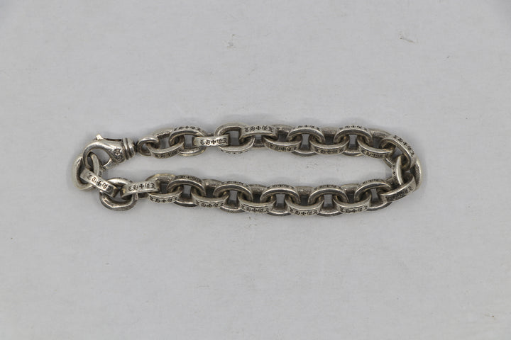 Chrome Hearts Large Paper Chain Lobster Clasp Bracelet 7 Inch | AVNTGRDNY NYC
