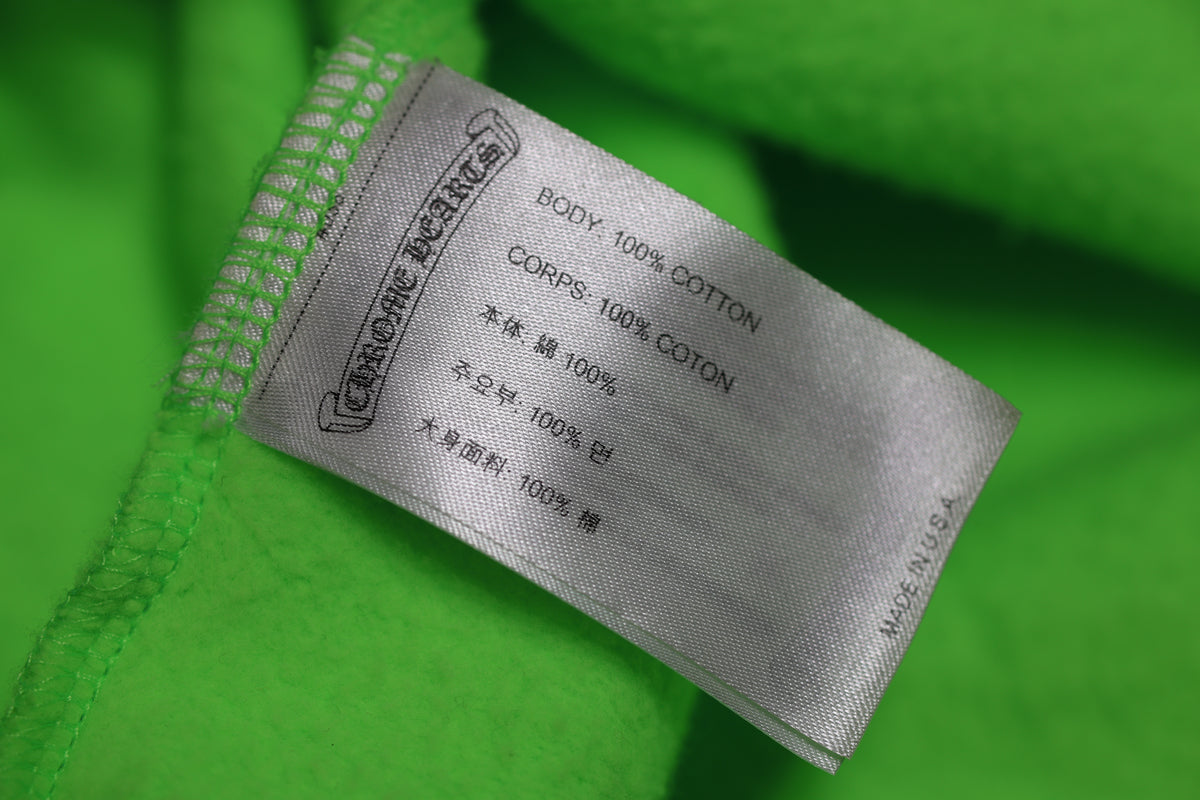 Chrome Hearts Miami Exclusive Neon Green Hoodie Size M | AVNTGRDNY NYC