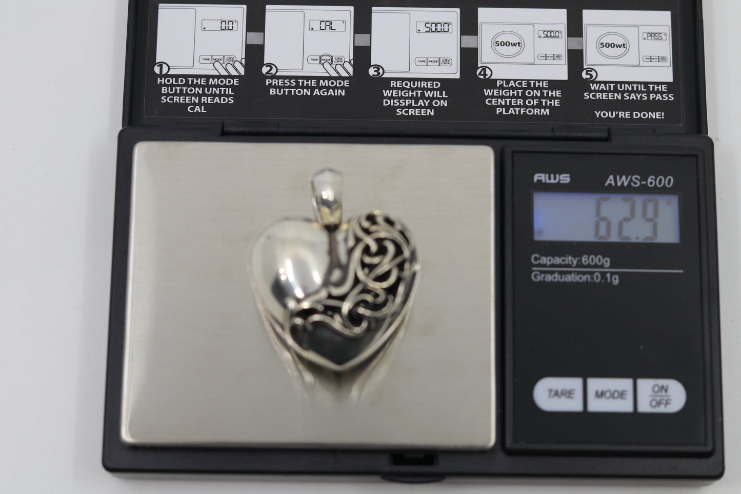 Chrome Hearts Heart Locket Pendant