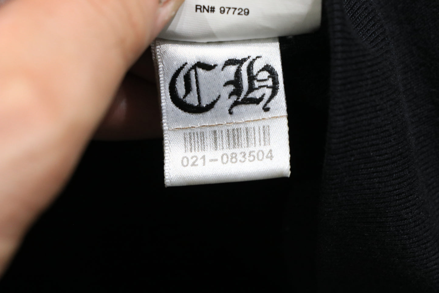 Chrome Hearts Floral Horseshoe Thermal Zip Up Black Size S | AVNTGRDNY NYC