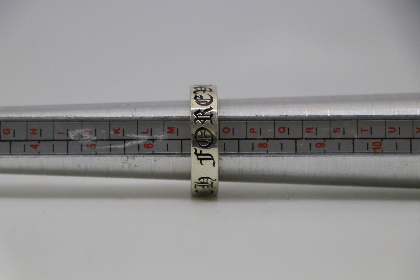 Chrome Hearts Forever 6MM Spacer Ring Size 7