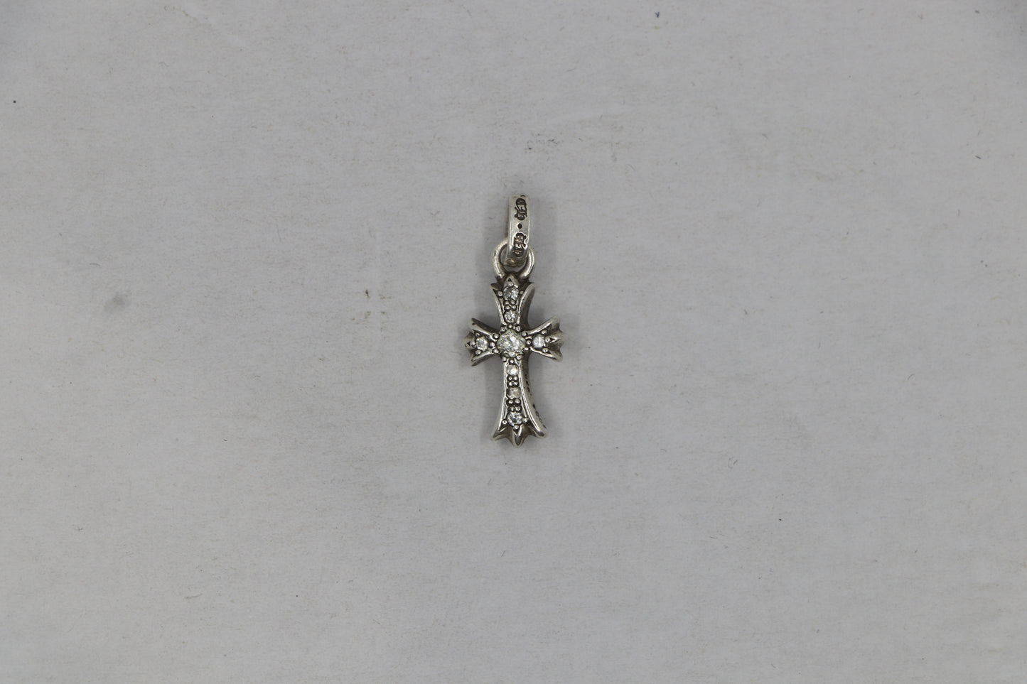 Chrome Hearts Baby Fat Charm Silver with Pavé Natural Diamonds | AVNTGRDNY NYC