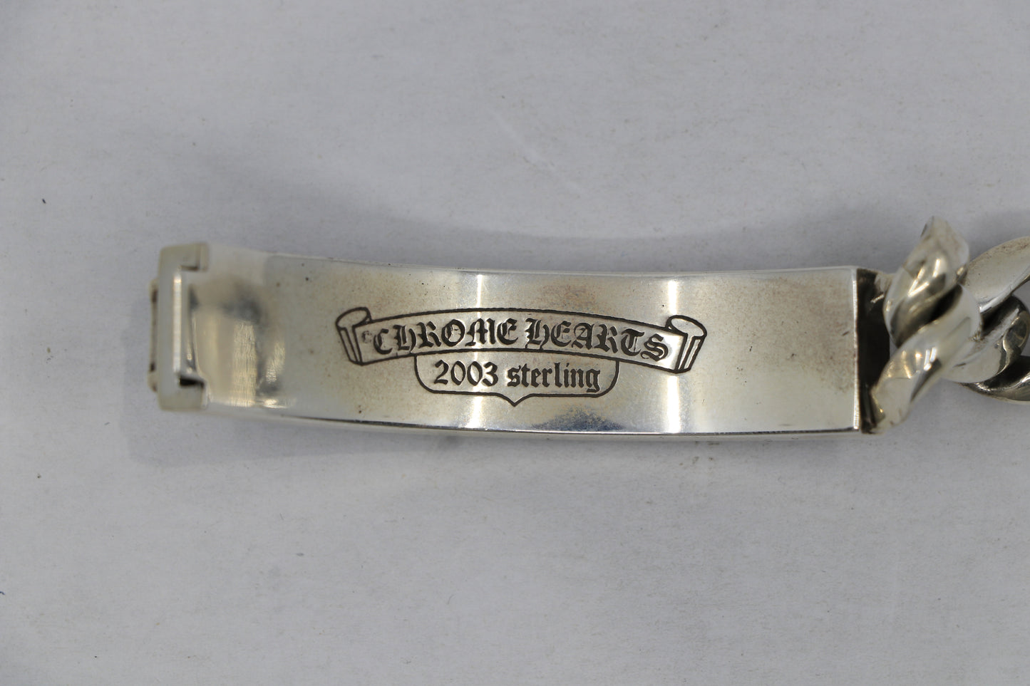 Chrome Hearts Fuck You Classic Link ID Bracelet 11 Links | AVNTGRDNY NYC