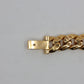Chrome Hearts 22K Gold CH X Box ID Classic Link Bracelet Pavé Diamonds 20 Link