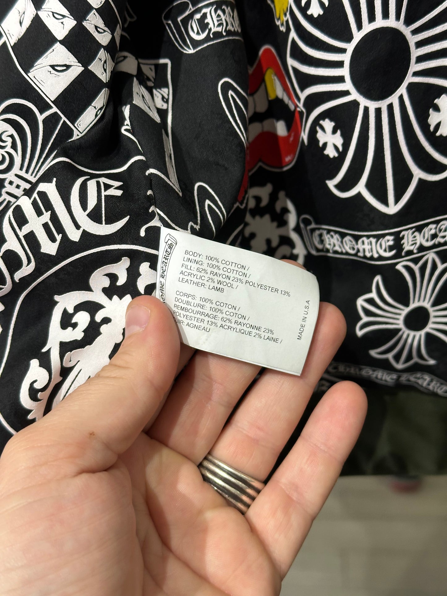 Chrome Hearts x Matty Boy “Smile You’re on Camera” Olive Jacket Size S