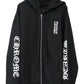 Chrome Hearts Vertical Logo Zip Up Hoodie Size XXL| AVNTGRDNY NYC