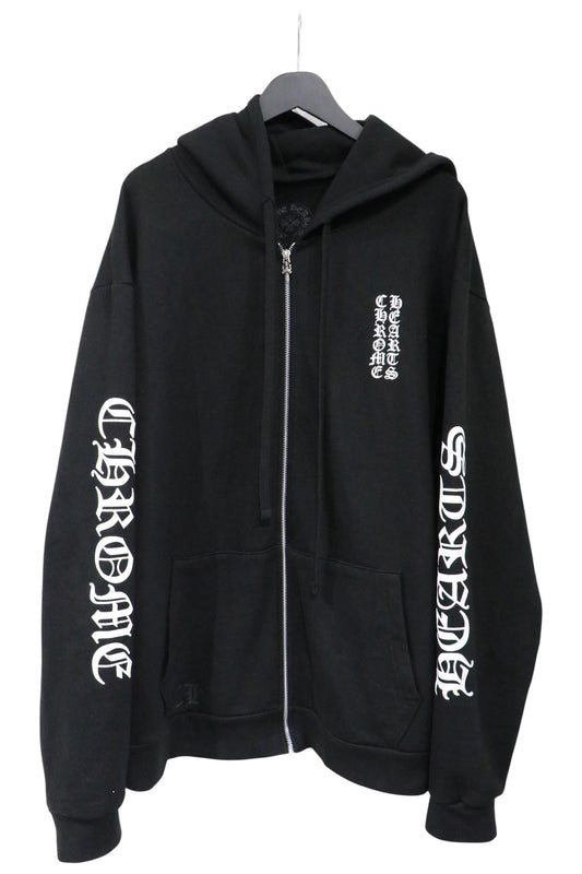 Chrome Hearts Vertical Logo Zip Up Hoodie Size XXL| AVNTGRDNY NYC
