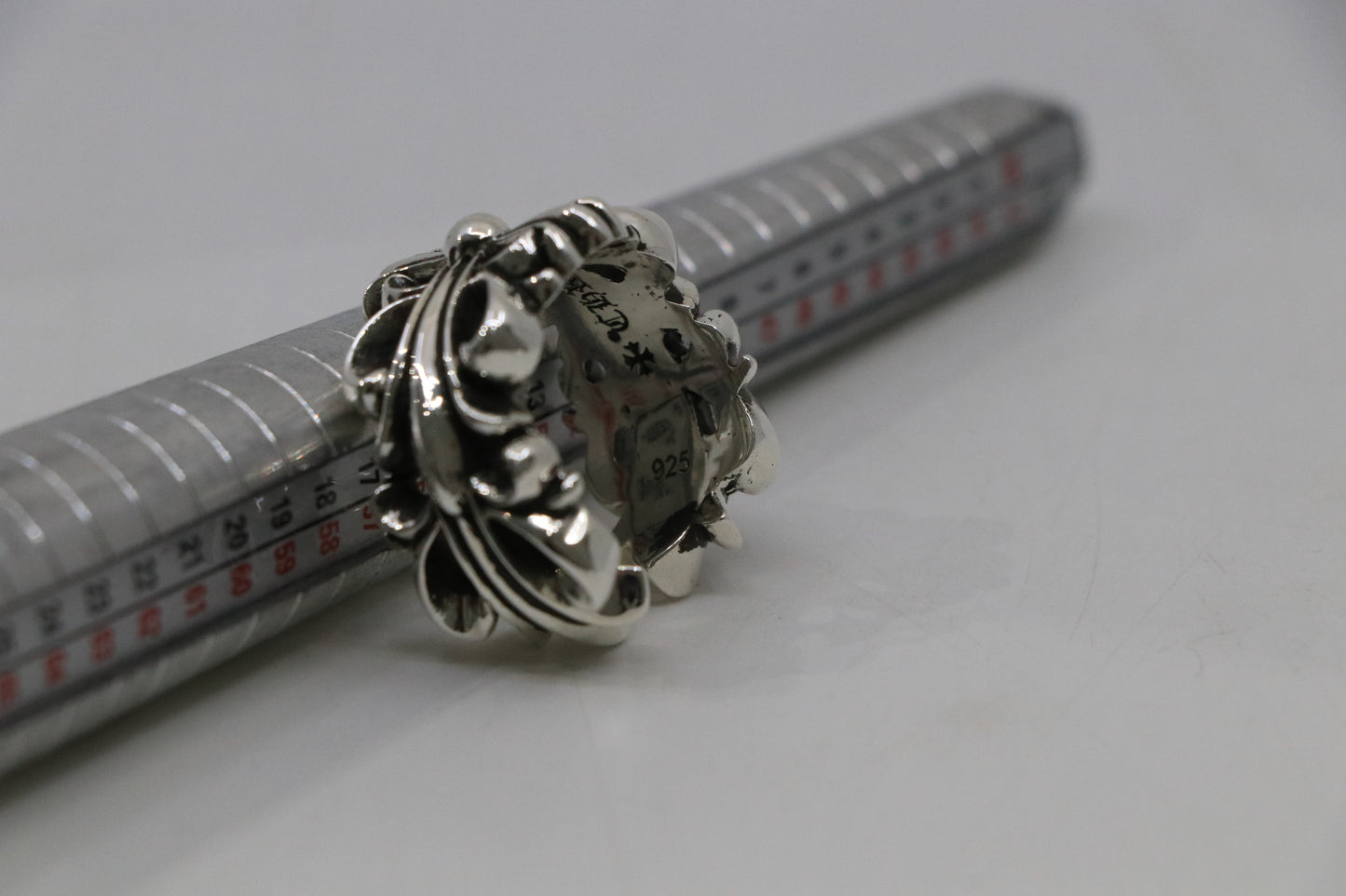Chrome Hearts Double Floral Ring Size 11