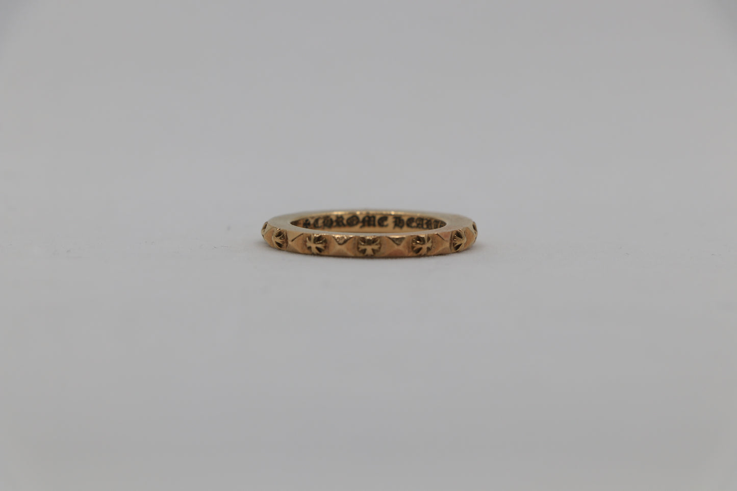 Chrome Hearts True Fucking Punk Ring 22K Gold Size 8.5 | AVNTGRDNY NYC