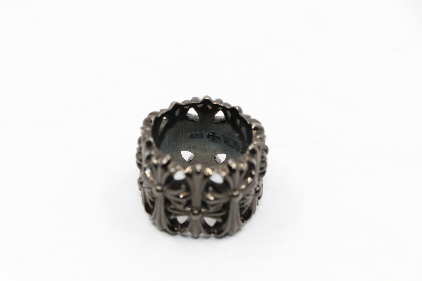 Chrome Hearts Black Rhodium Cemetery Ring Size 7| AVNTGRDNY NYC