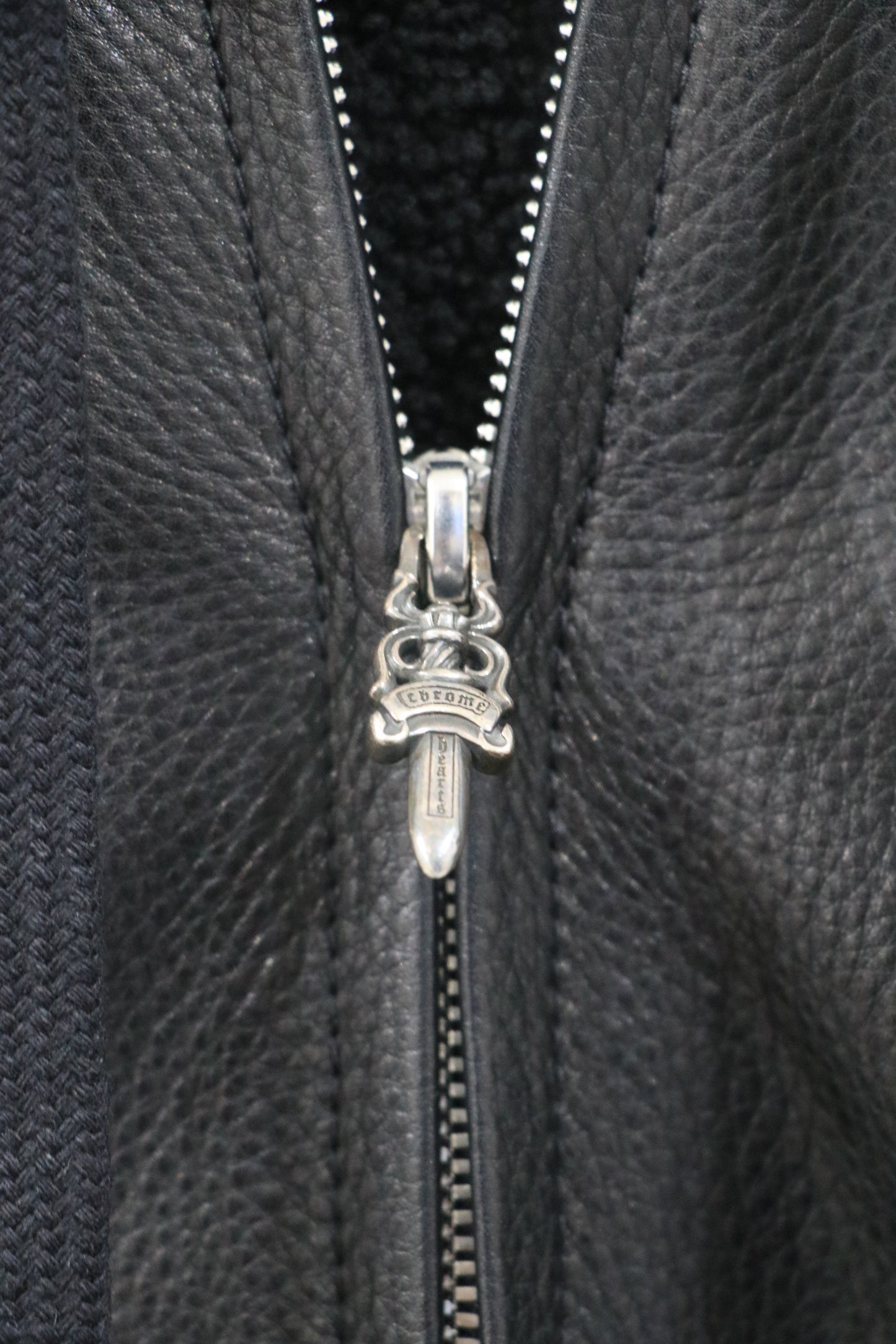 Chrome Hearts Hurricane Leather Trench Coat Black Size M | AVNTGRDNY NYC