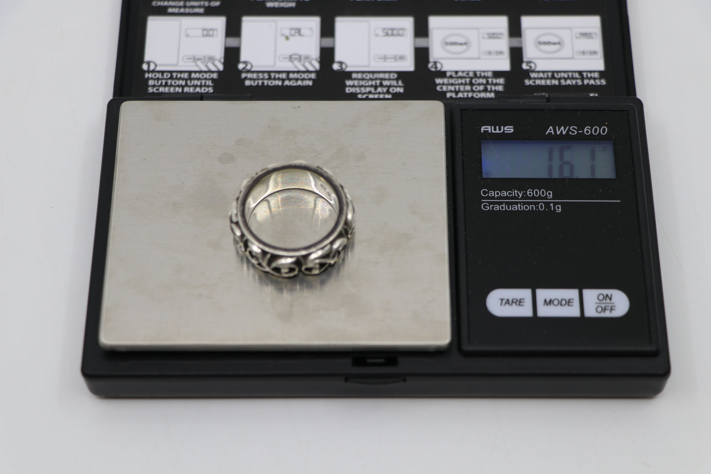 Chrome Hearts Eternity Vine Ring Size 10