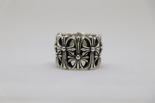 Chrome Hearts Round Cemetery Ring Size 8.5 Sterling Silver| AVNTGRDNY NYC