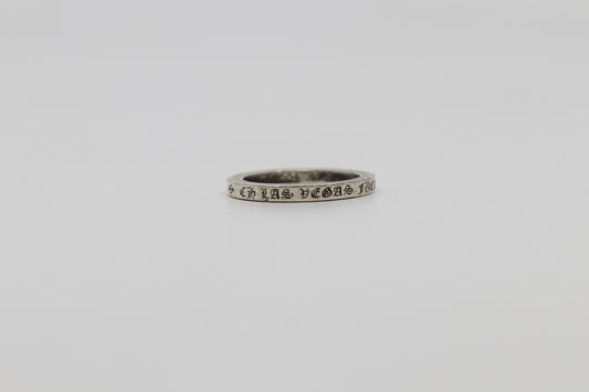 Chrome Hearts Las Vegas Fuck You 3MM Spacer Ring Size 11.5