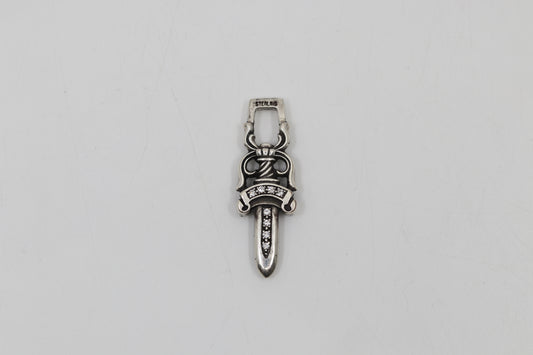 Chrome Hearts Factory Set #10 Diamond Dagger Pendant