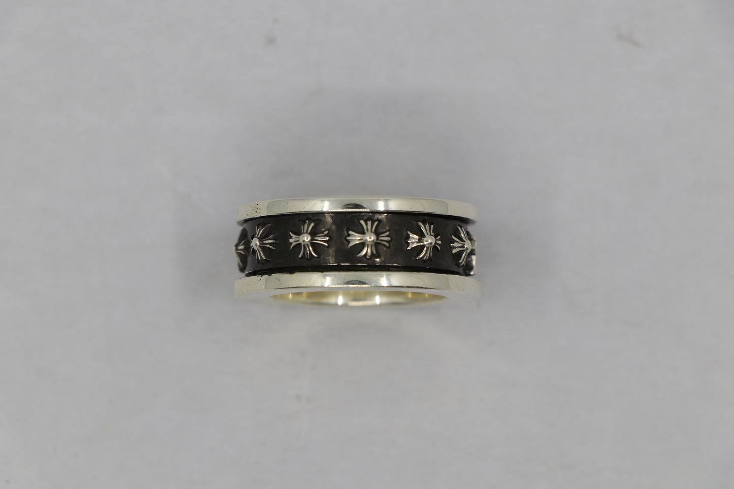 Chrome Hearts FU Spinner Ring Size 11 Sterling Silver| AVNTGRDNY NYC