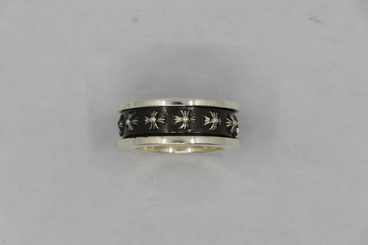 Chrome Hearts FU Spinner Ring Size 11 Sterling Silver| AVNTGRDNY NYC