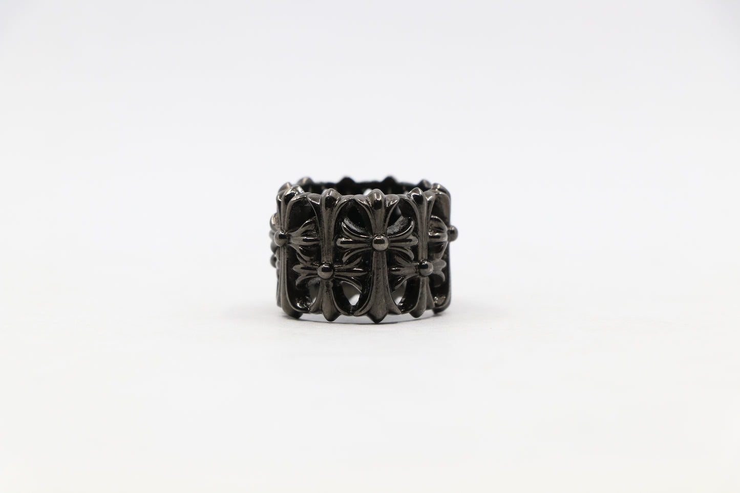 Chrome Hearts Black Rhodium Cemetery Ring Size 7| AVNTGRDNY NYC