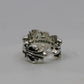 Chrome Hearts Double Floral Ring Size 11