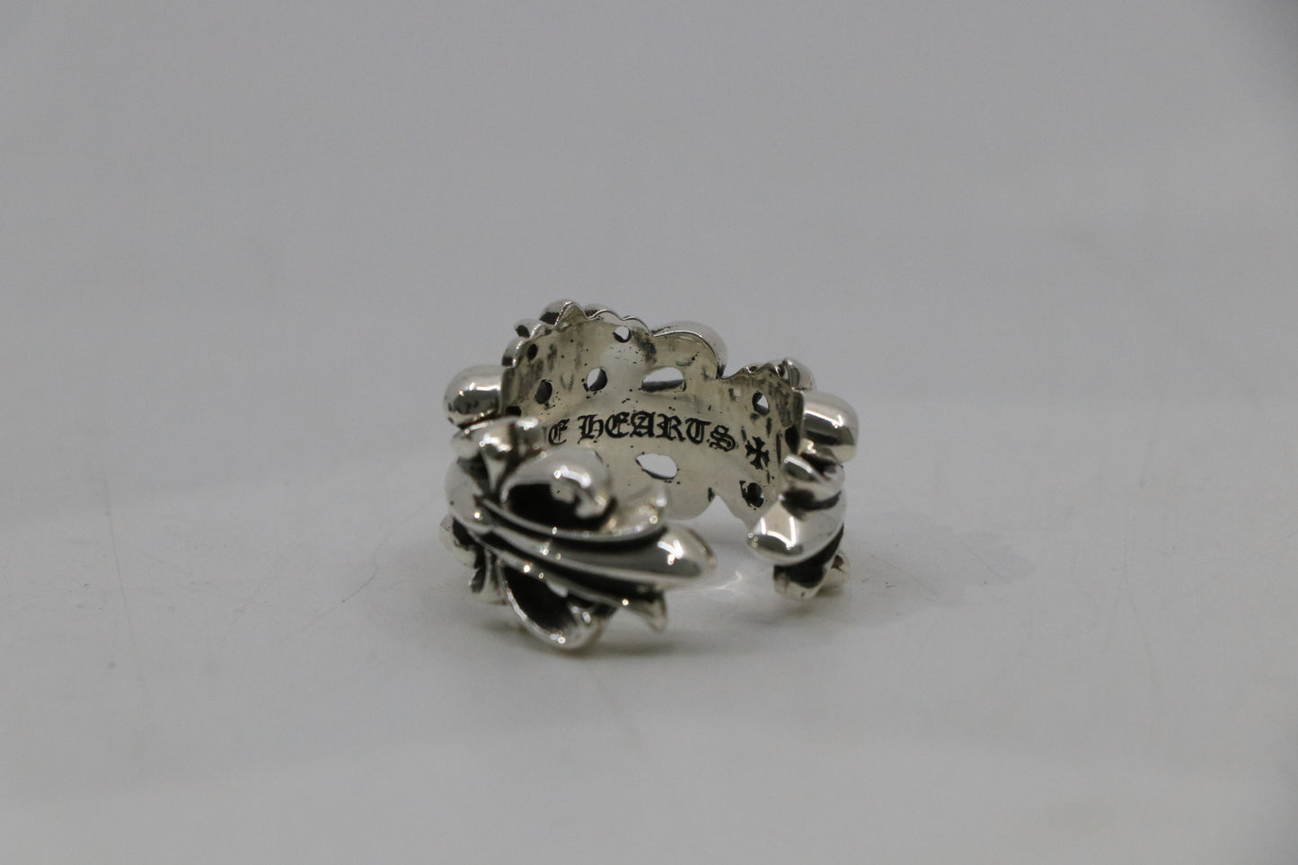 Chrome Hearts Double Floral Ring Size 11