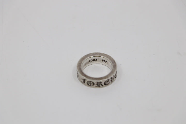 Chrome Hearts Forever Ring .925 Sterling Silver Size 5 US