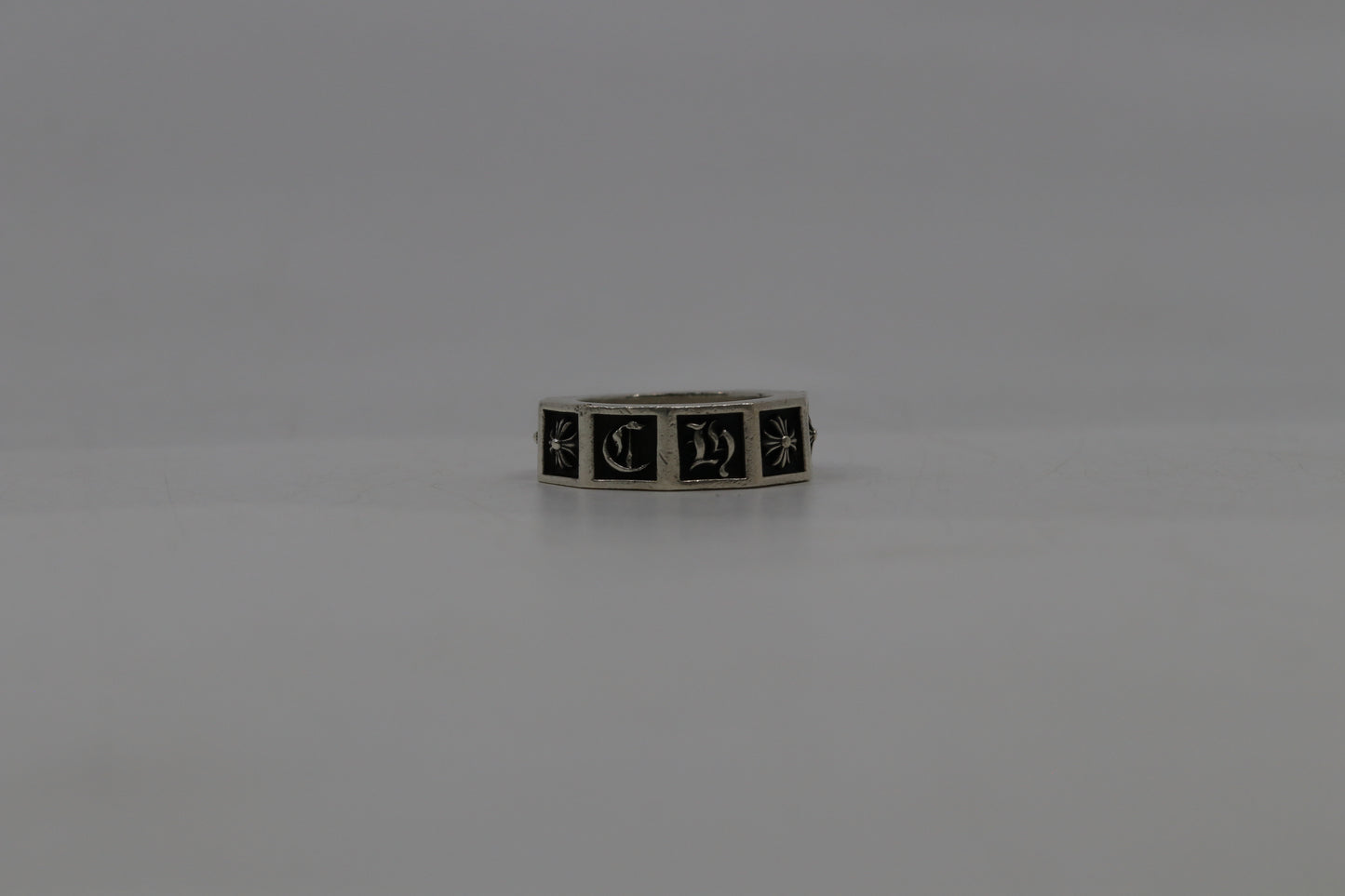 Chrome Hearts Spellout Ring Size 10.5