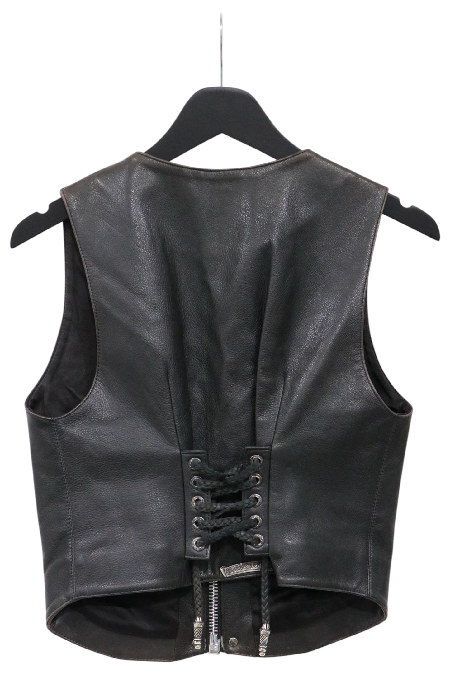 Chrome Hearts Leather Vest Black Size M| AVNTGRDNY NYC