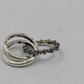 Chrome Hearts Tiny E CH Plus Band Triple Ring Size 4 Sterling Silver New | AVNTGRDNY NYC