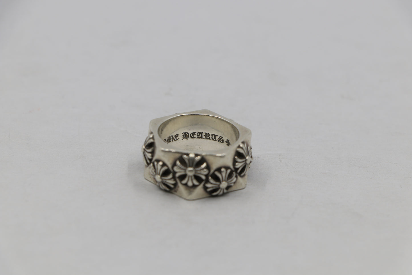 Chrome Hearts Pentagon CH Plus Ring Size 8| AVNTGRDNY NYC