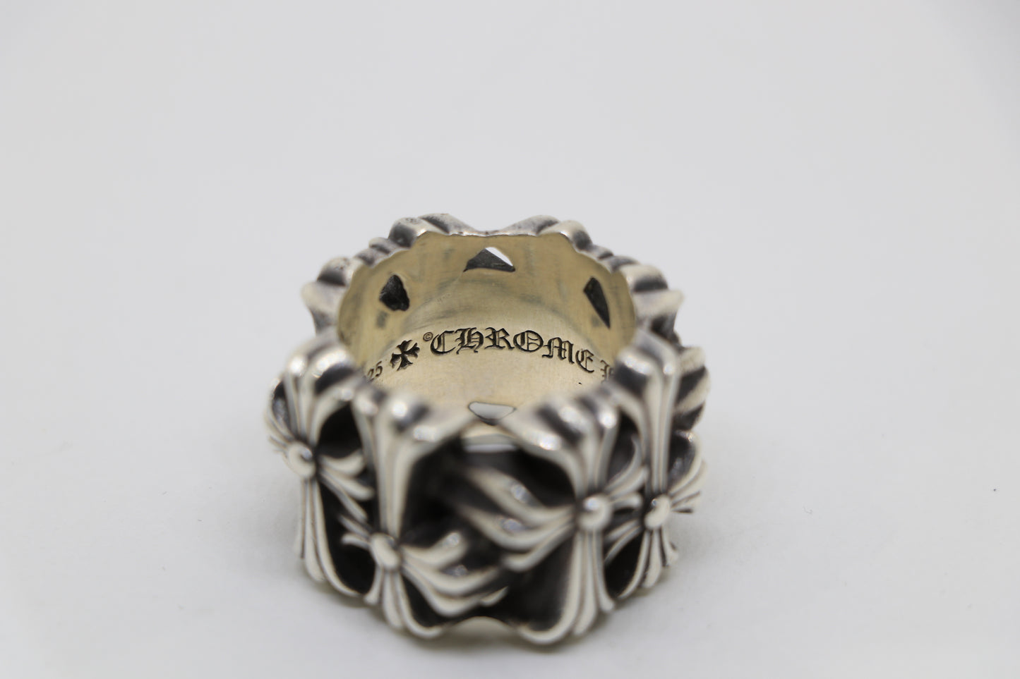 Chrome Hearts Square Cemetery Ring Size 13 Sterling Silver | AVNTGRDNY NYC