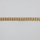 Chrome Hearts 22K Gold CH X Box ID Classic Link Bracelet Pavé Diamonds 20 Link