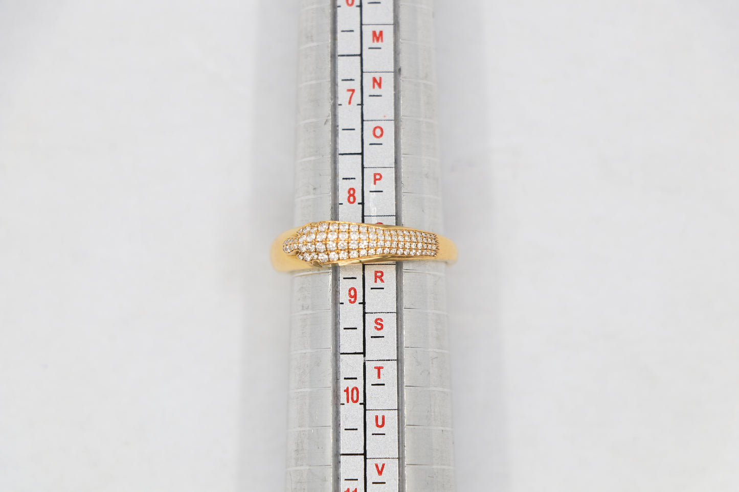 Chrome Hearts 22K Baby Fleur Ring Pavé Diamonds Size 8.5| AVNTGRDNY NYC