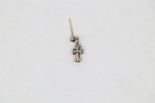 Chrome Hearts Cross Drop Earring Silver| AVNTGRDNY NYC