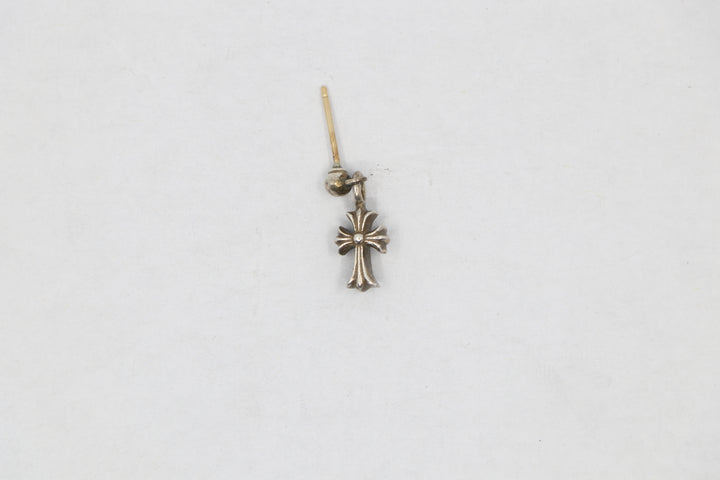 Chrome Hearts Cross Drop Earring Silver| AVNTGRDNY NYC