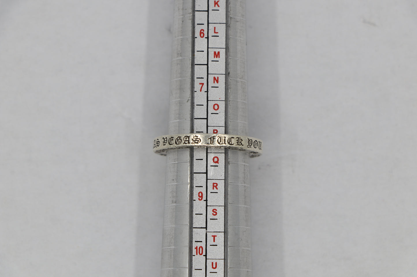 Chrome Hearts Las Vegas "Fuck You" 3MM Spacer Ring Size 8| AVNTGRDNY NYC