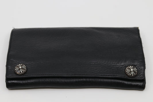 Chrome Hearts Leather Long Wallet