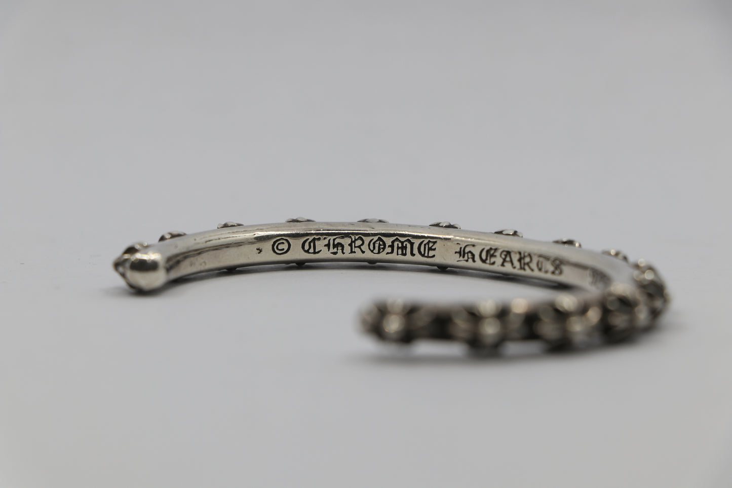 Chrome Hearts SBT Bangle Sterling Silver Cuff Bracelet| AVNTGRDNY NYC
