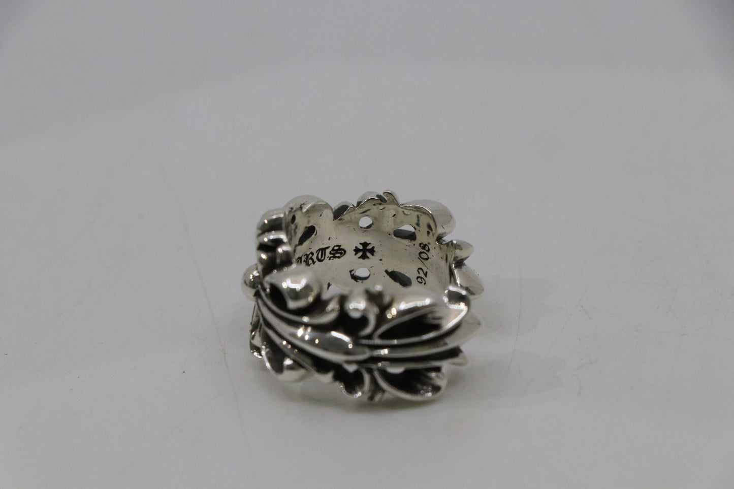 Chrome Hearts Double Floral Ring Size 11