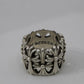 Chrome Hearts Round Cemetery Ring Size 10