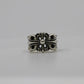 Chrome Hearts Double Floral Ring Size 7