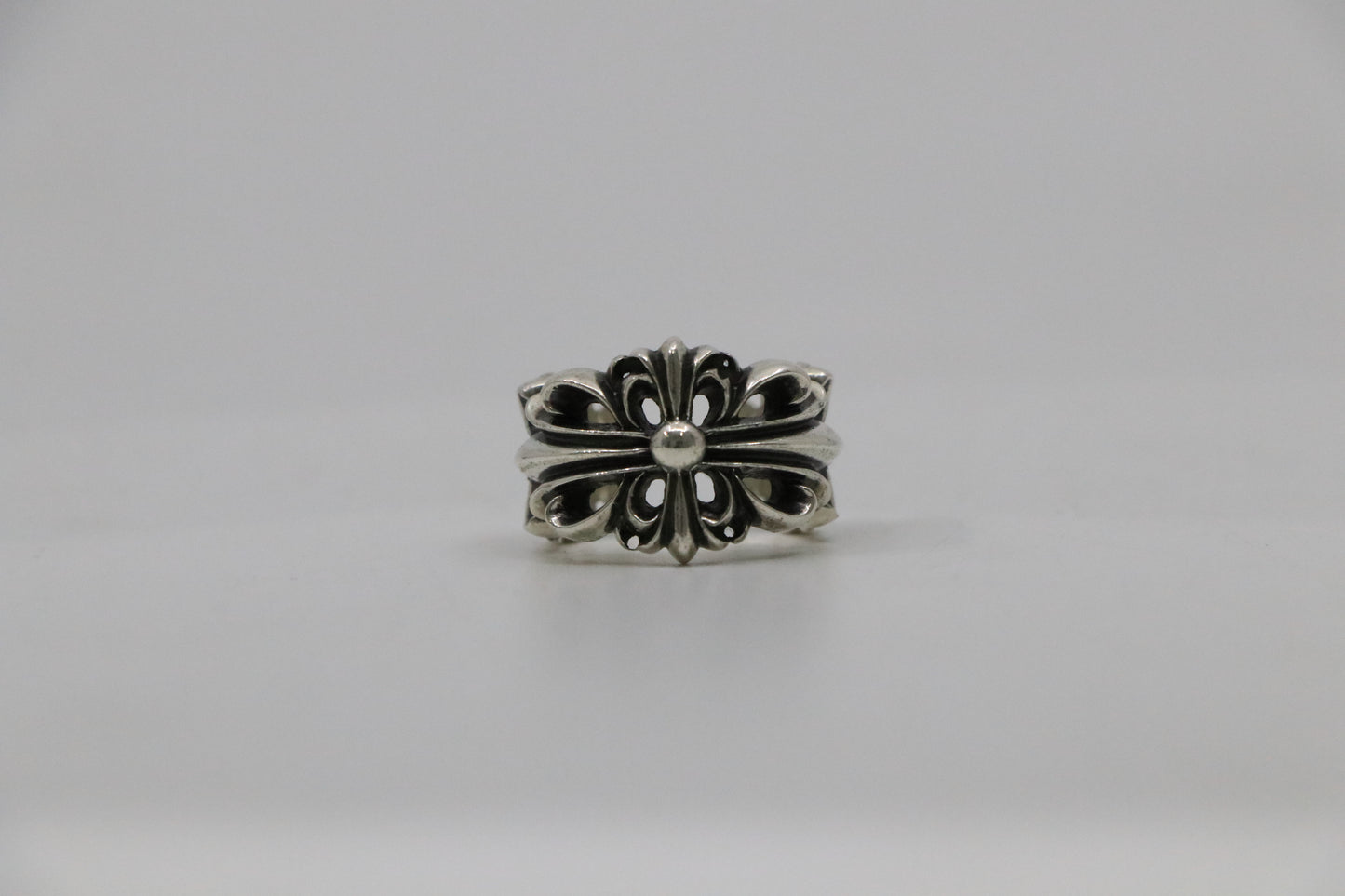 Chrome Hearts Double Floral Ring Size 7