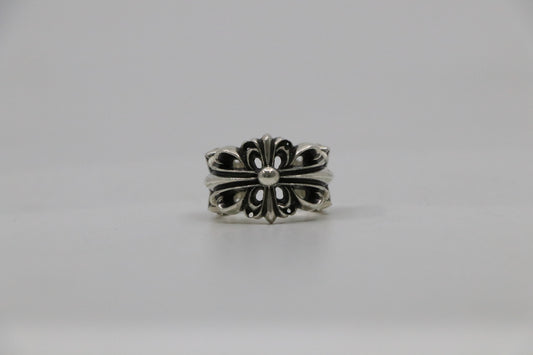Chrome Hearts Double Floral Ring Size 7